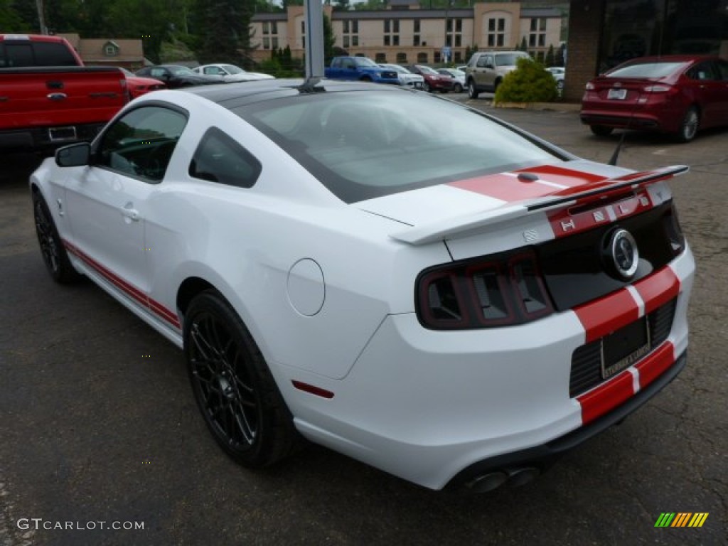 2014 Mustang Shelby GT500 SVT Performance Package Coupe - Oxford White / Shelby Charcoal Black/Red Accents Recaro Sport Seats photo #4