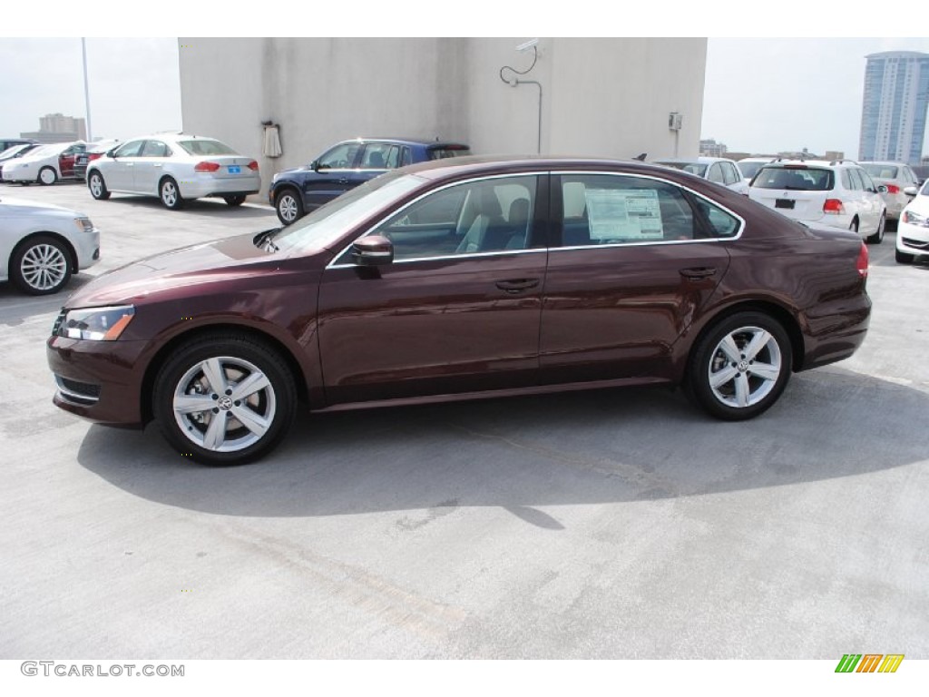 2013 Passat TDI SE - Opera Red Metallic / Titan Black photo #4