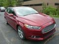 2013 Ruby Red Metallic Ford Fusion SE 1.6 EcoBoost  photo #1