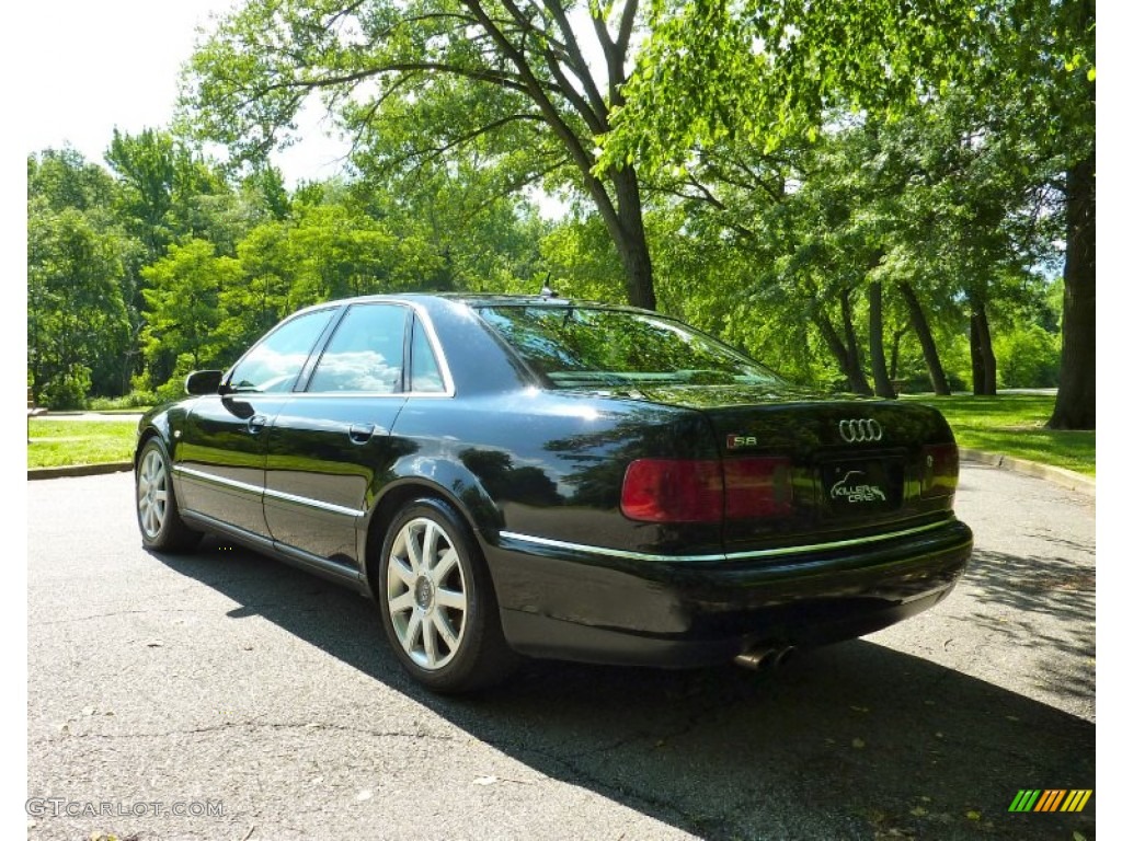 2003 S8 4.2 quattro Sedan - Brilliant Black / Caramel photo #4