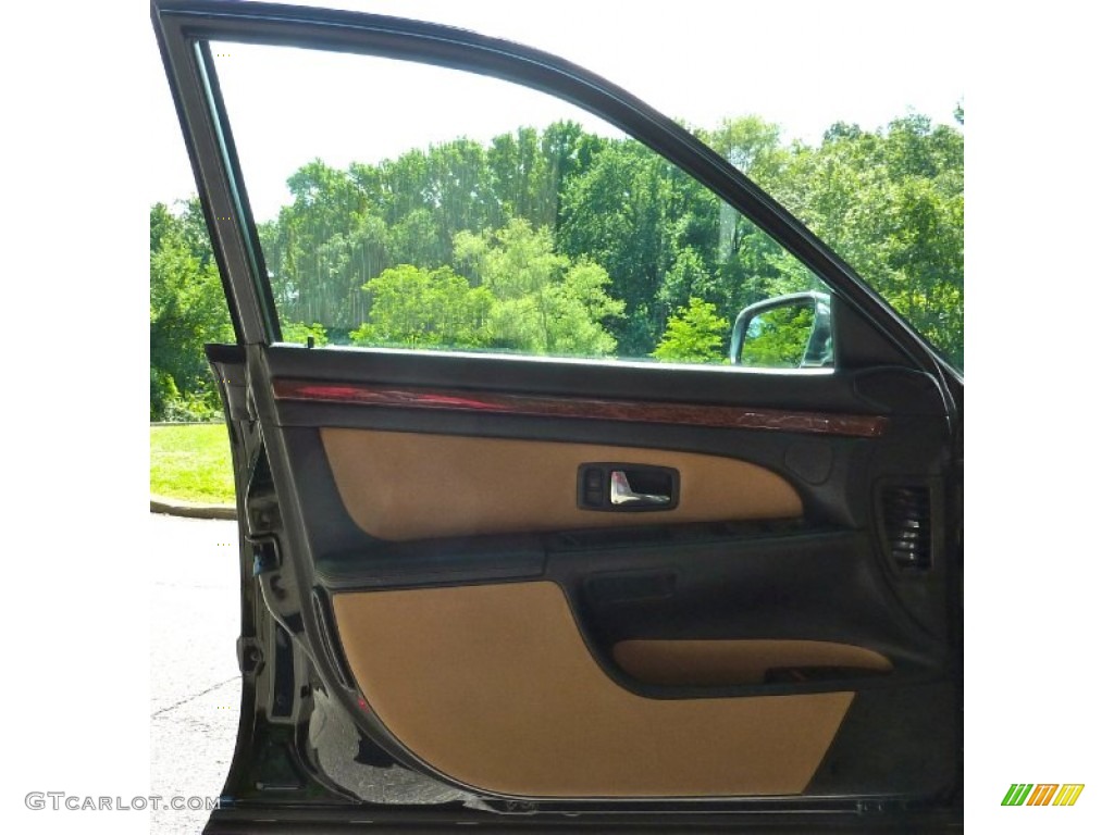 2003 Audi S8 4.2 quattro Sedan Caramel Door Panel Photo #82286096