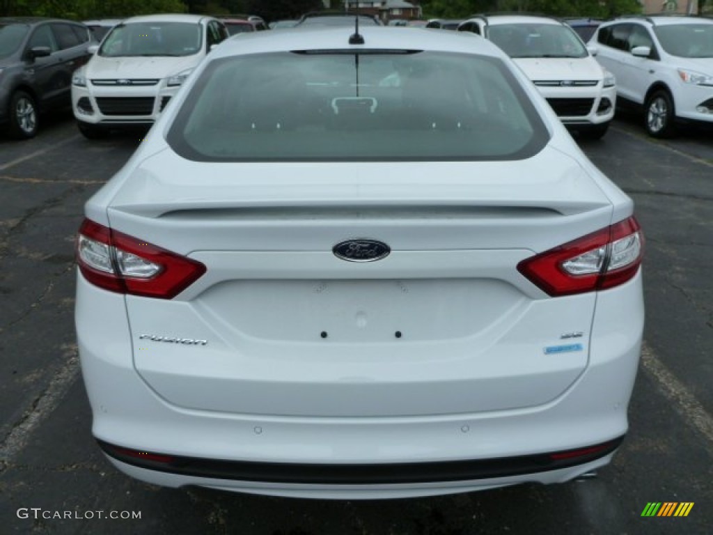 2013 Fusion SE 1.6 EcoBoost - Oxford White / Charcoal Black photo #3