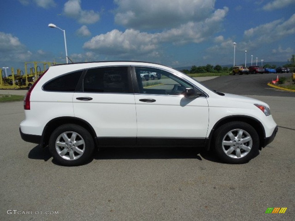 2008 CR-V EX 4WD - Taffeta White / Gray photo #4