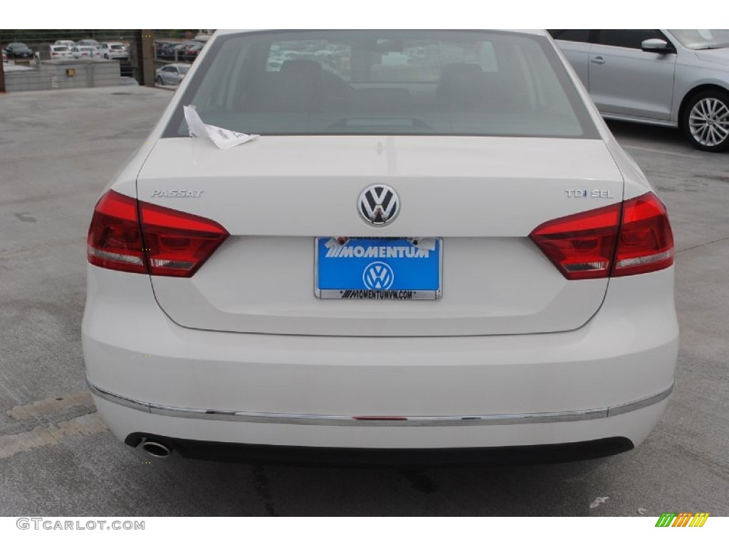 2013 Passat TDI SEL - Candy White / Titan Black photo #6