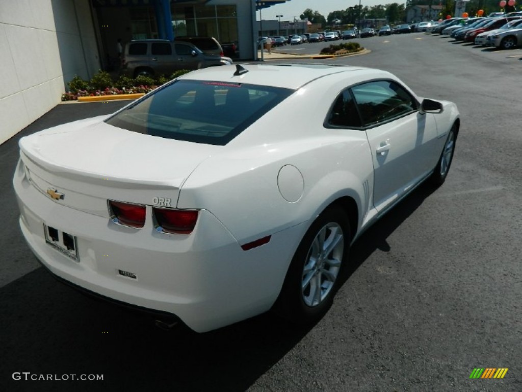 2013 Camaro LT Coupe - Summit White / Black photo #6