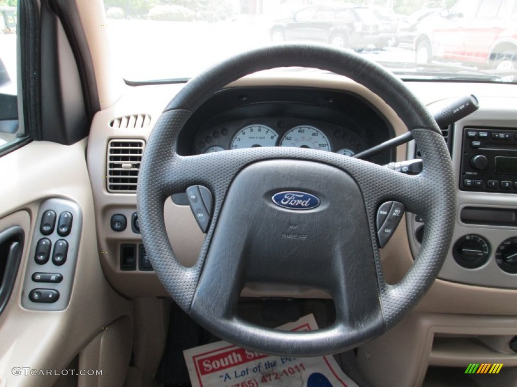 2003 Escape XLT V6 4WD - True Blue Metallic / Medium Dark Pebble photo #7