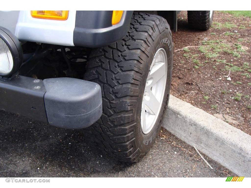 2006 Wrangler Rubicon 4x4 - Bright Silver Metallic / Dark Slate Gray photo #8