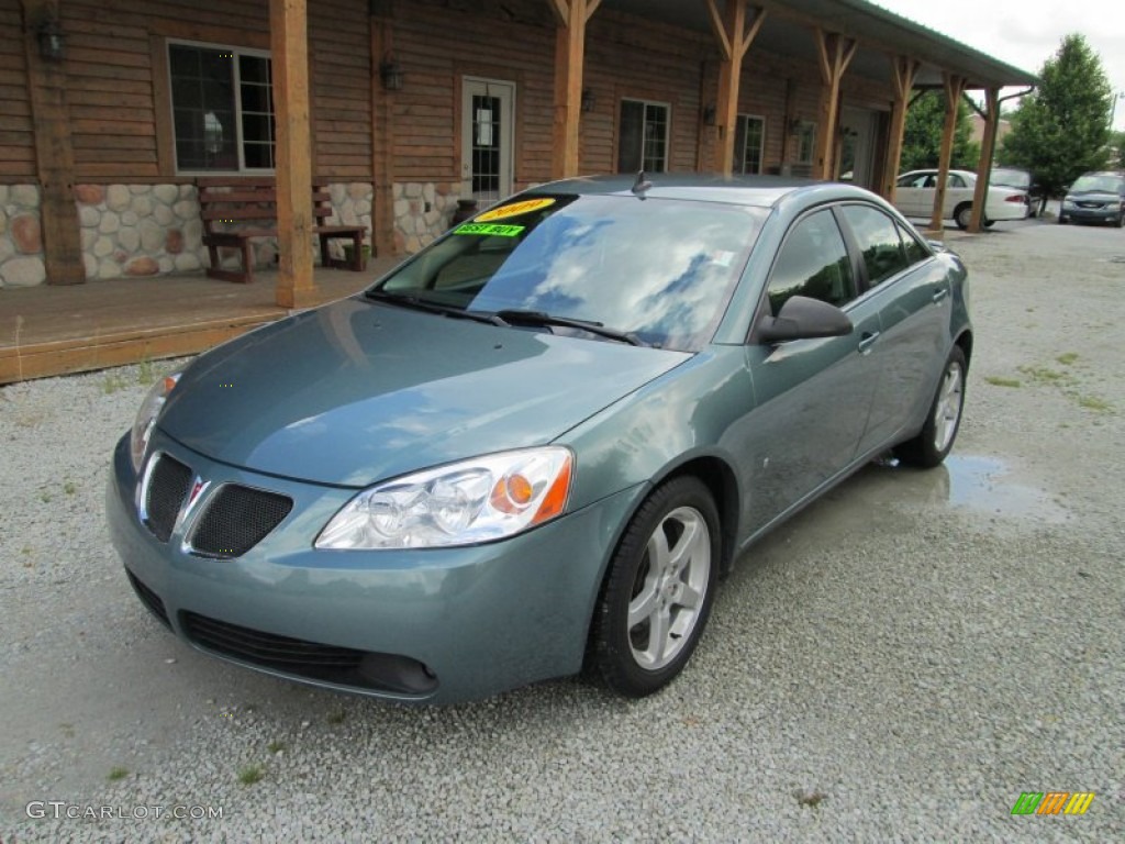 Silver Green Metallic 2009 Pontiac G6 GT Sedan Exterior Photo #82288319