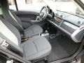 Plain Black 2013 Smart fortwo pure coupe Interior Color