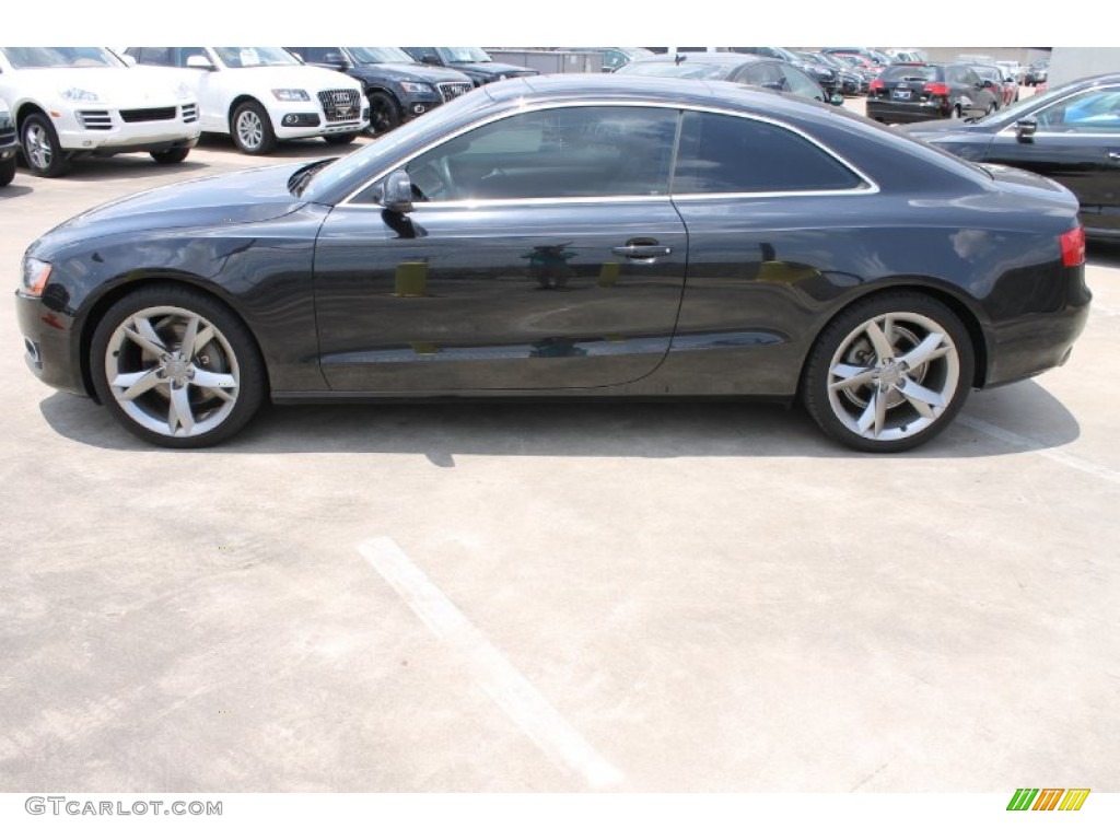 Phantom Black Pearl Effect 2012 Audi A5 2.0T quattro Coupe Exterior Photo #82291257