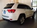 2011 Stone White Jeep Grand Cherokee Overland 4x4  photo #3