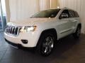 2011 Stone White Jeep Grand Cherokee Overland 4x4  photo #6