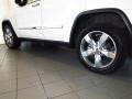 2011 Stone White Jeep Grand Cherokee Overland 4x4  photo #9