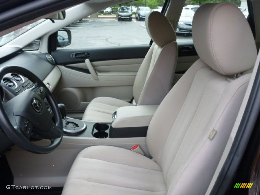 2010 CX-7 i SV - Black Cherry Mica / Sand photo #4