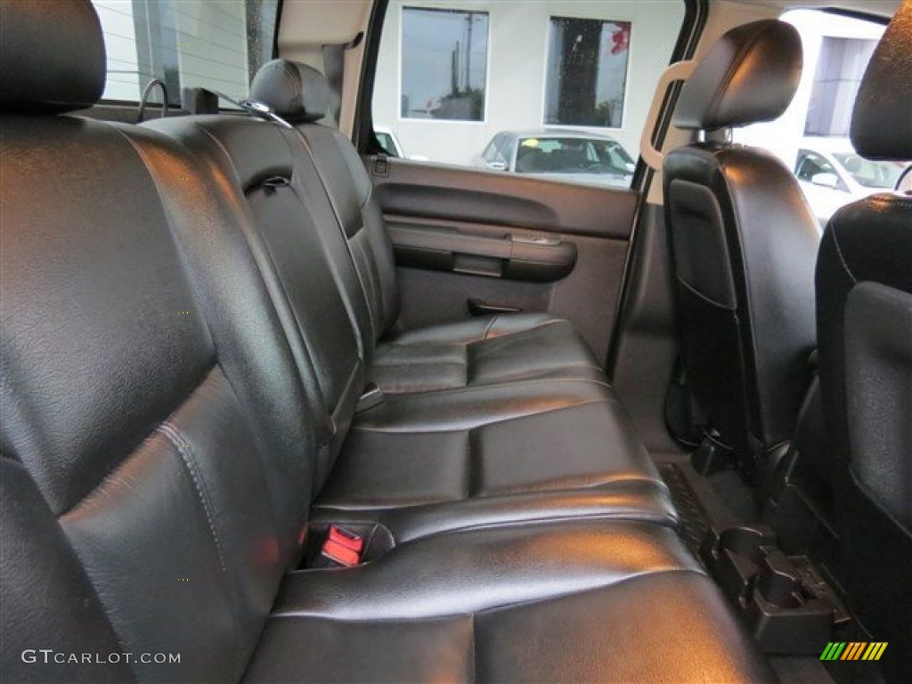 Ebony Interior 2008 Chevrolet Silverado 1500 LT Crew Cab Photo #82293084