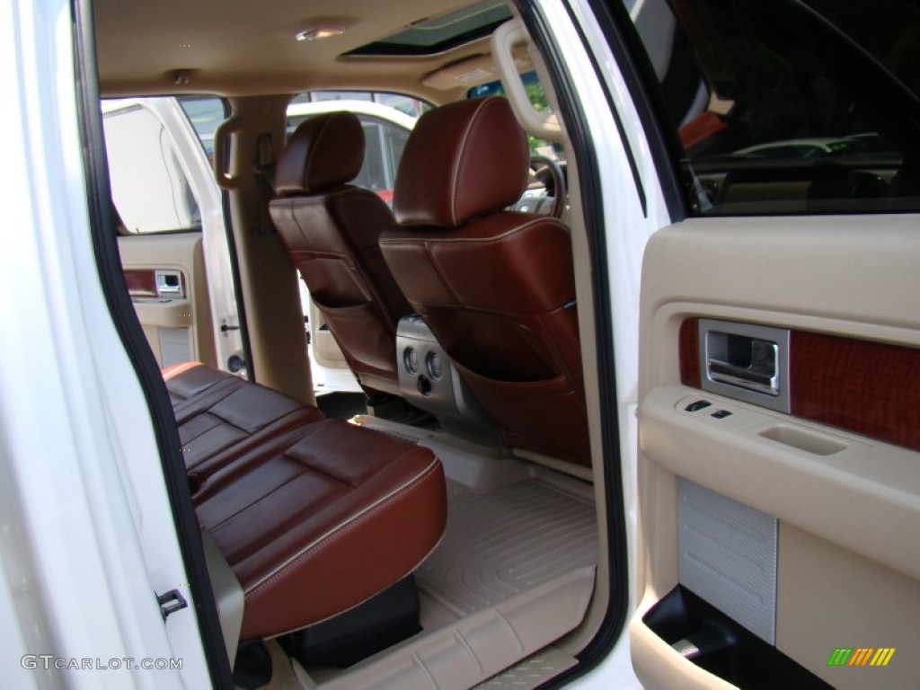 2010 F150 King Ranch SuperCrew 4x4 - White Platinum Metallic Tri Coat / Chapparal Leather photo #16