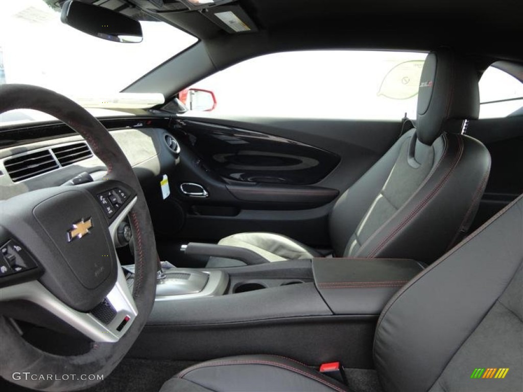 Black Interior 2013 Chevrolet Camaro ZL1 Photo #82293213