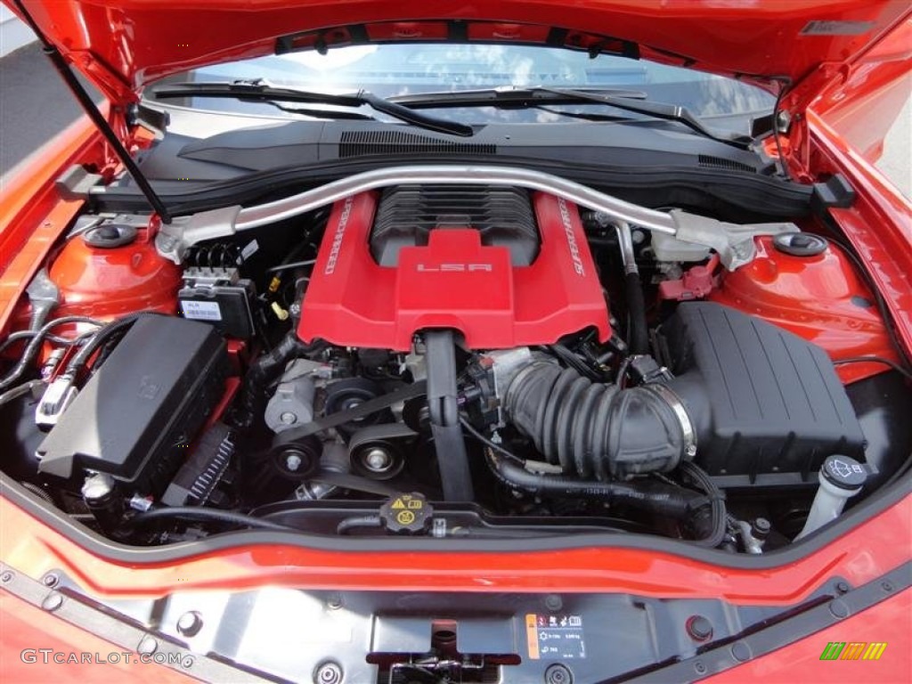 2013 Chevrolet Camaro ZL1 6.2 Liter Eaton Supercharged OHV 16-Valve LSA V8 Engine Photo #82293304