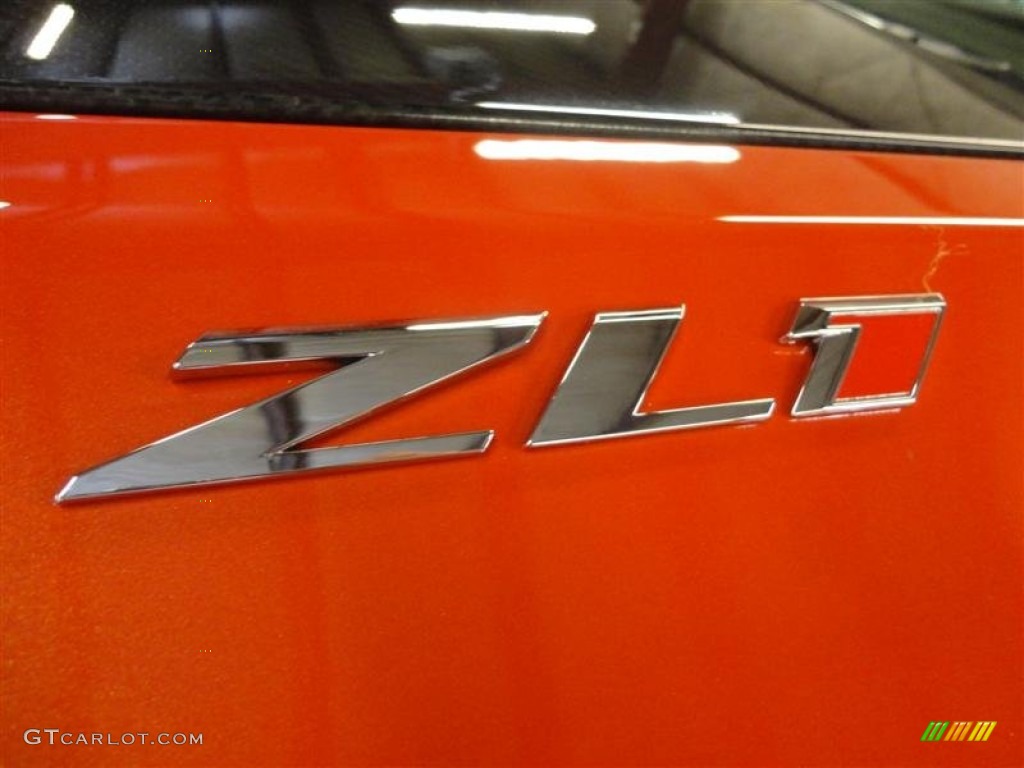 2013 Camaro ZL1 - Inferno Orange Metallic / Black photo #15