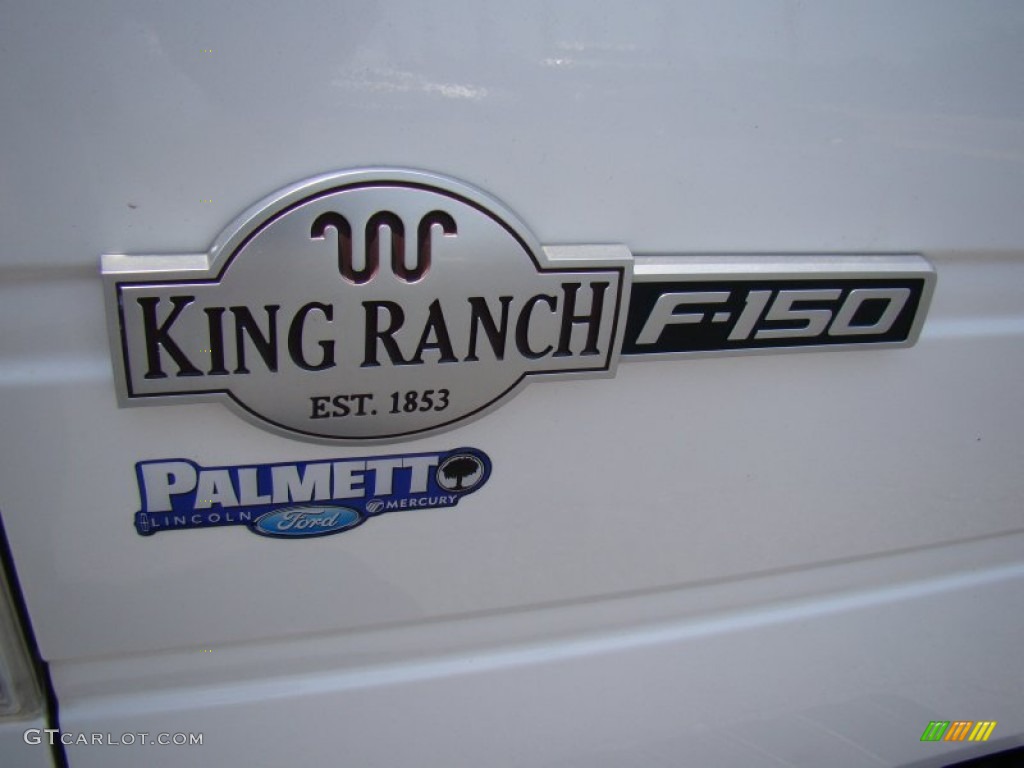 2010 F150 King Ranch SuperCrew 4x4 - White Platinum Metallic Tri Coat / Chapparal Leather photo #34