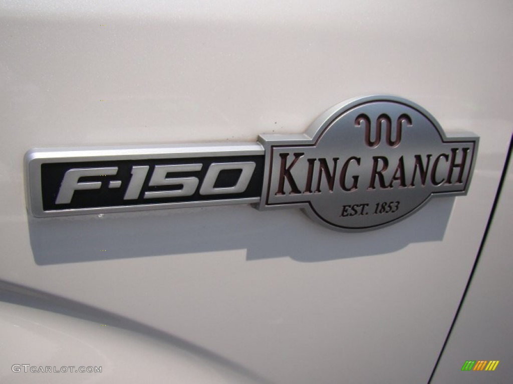 2010 F150 King Ranch SuperCrew 4x4 - White Platinum Metallic Tri Coat / Chapparal Leather photo #37