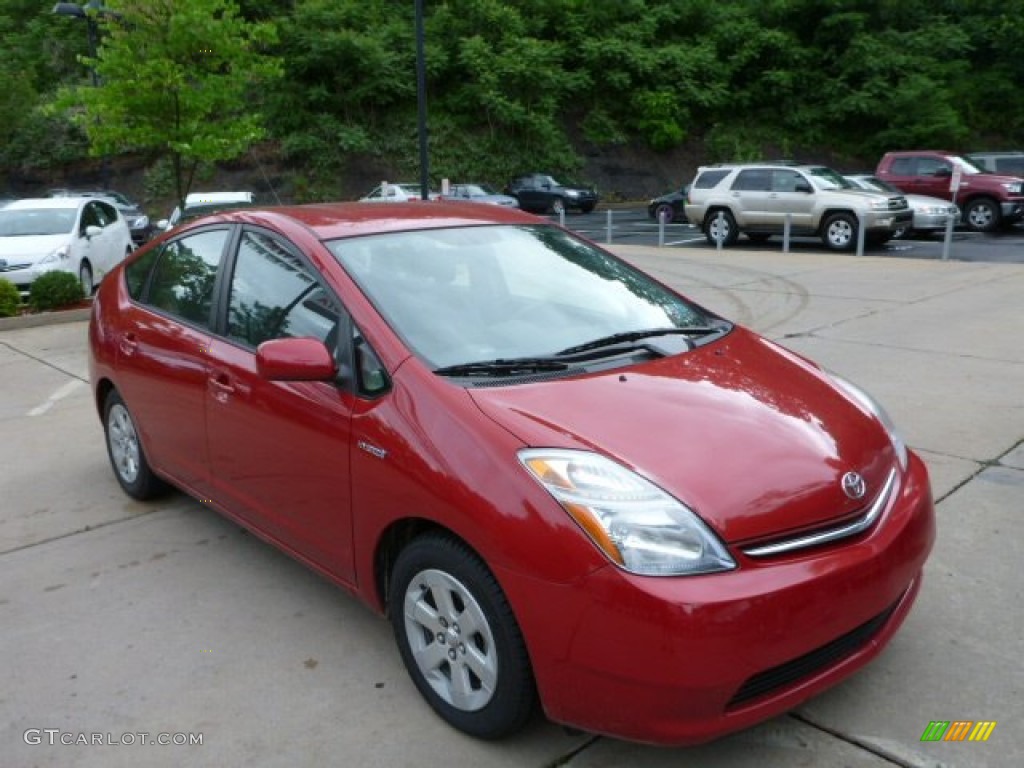 2006 Prius Hybrid - Barcelona Red Metallic / Gray photo #1