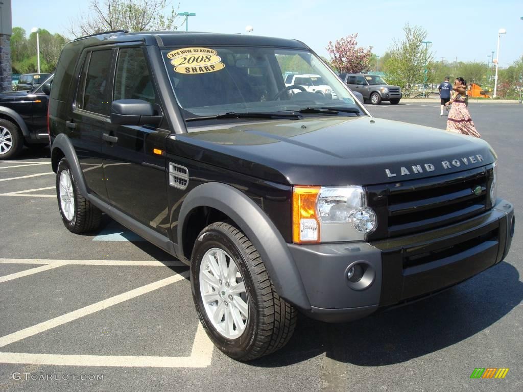 2008 LR3 V8 SE - Java Black Pearlescent / Ebony Black photo #5