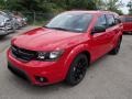 Bright Red 2013 Dodge Journey SXT Blacktop AWD Exterior