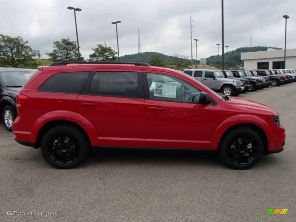 Bright Red 2013 Dodge Journey SXT Blacktop AWD Exterior Photo #82294266