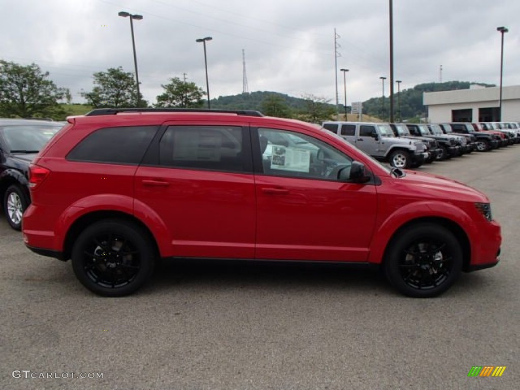 2013 Journey SXT Blacktop AWD - Bright Red / Black photo #5