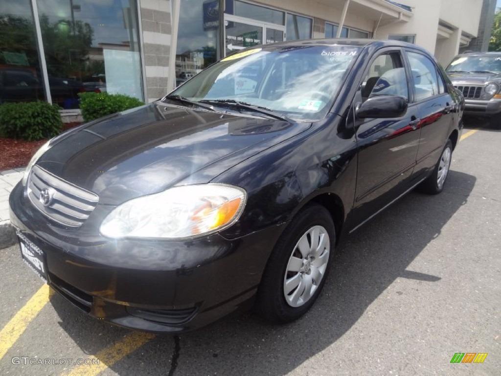 2004 Corolla LE - Black / Light Gray photo #1