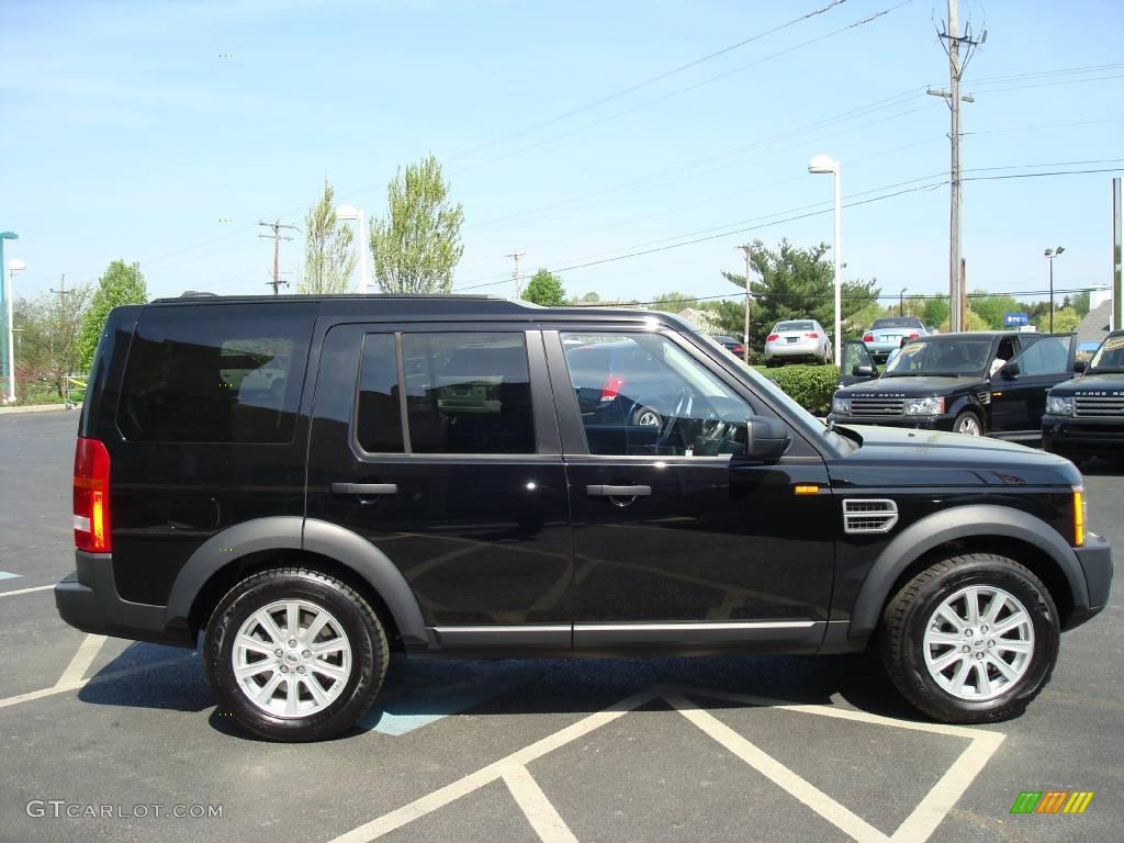 2008 LR3 V8 SE - Java Black Pearlescent / Ebony Black photo #6