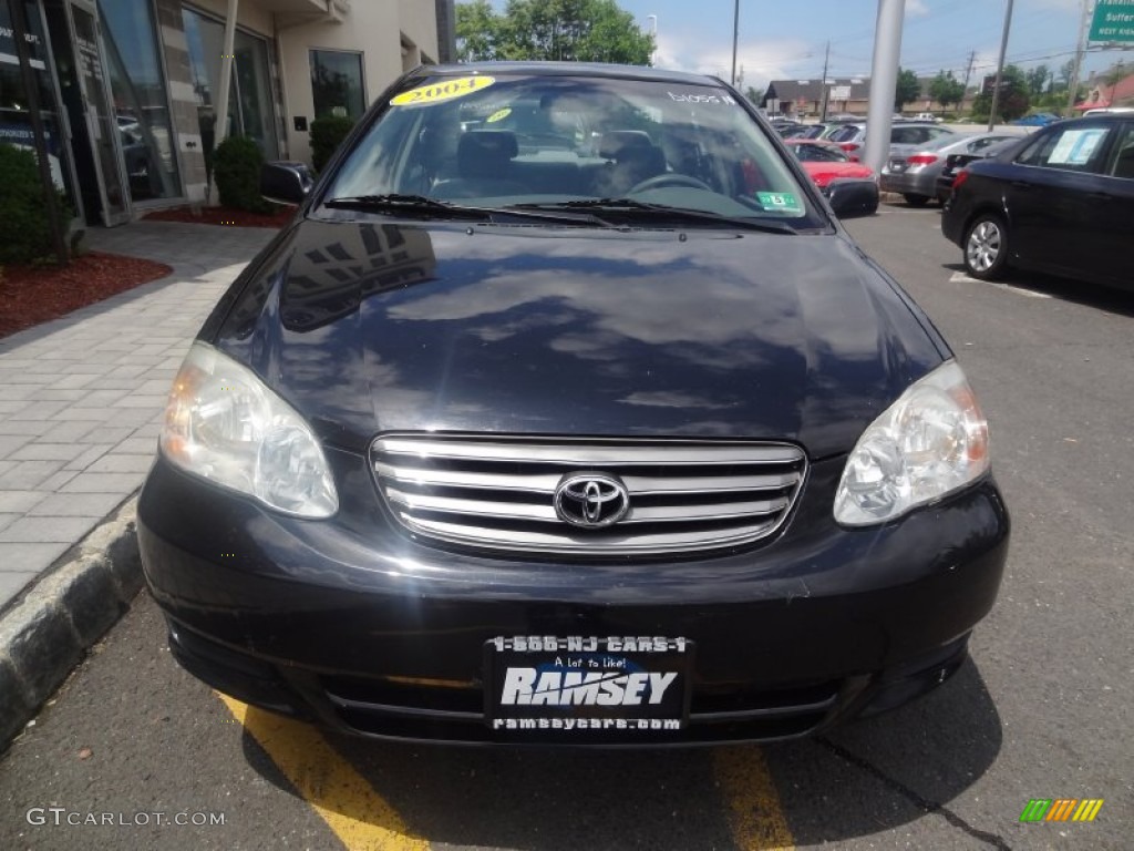 2004 Corolla LE - Black / Light Gray photo #7