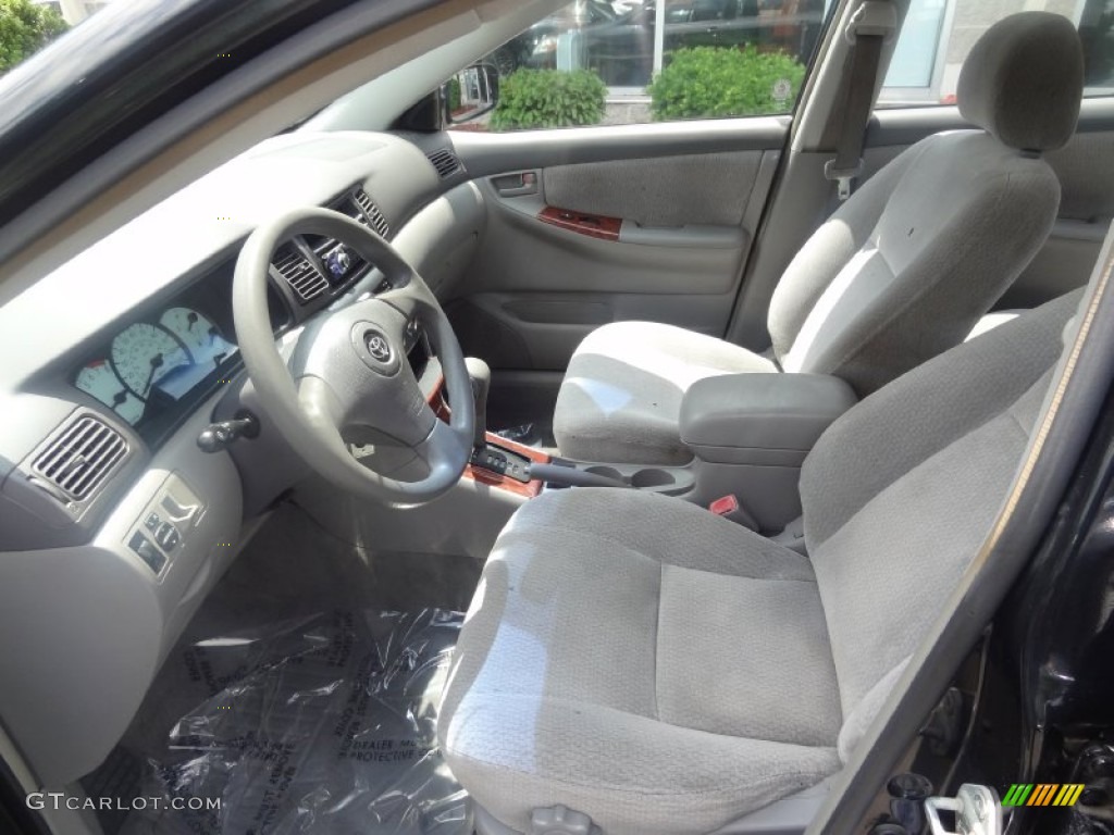 2004 Corolla LE - Black / Light Gray photo #8