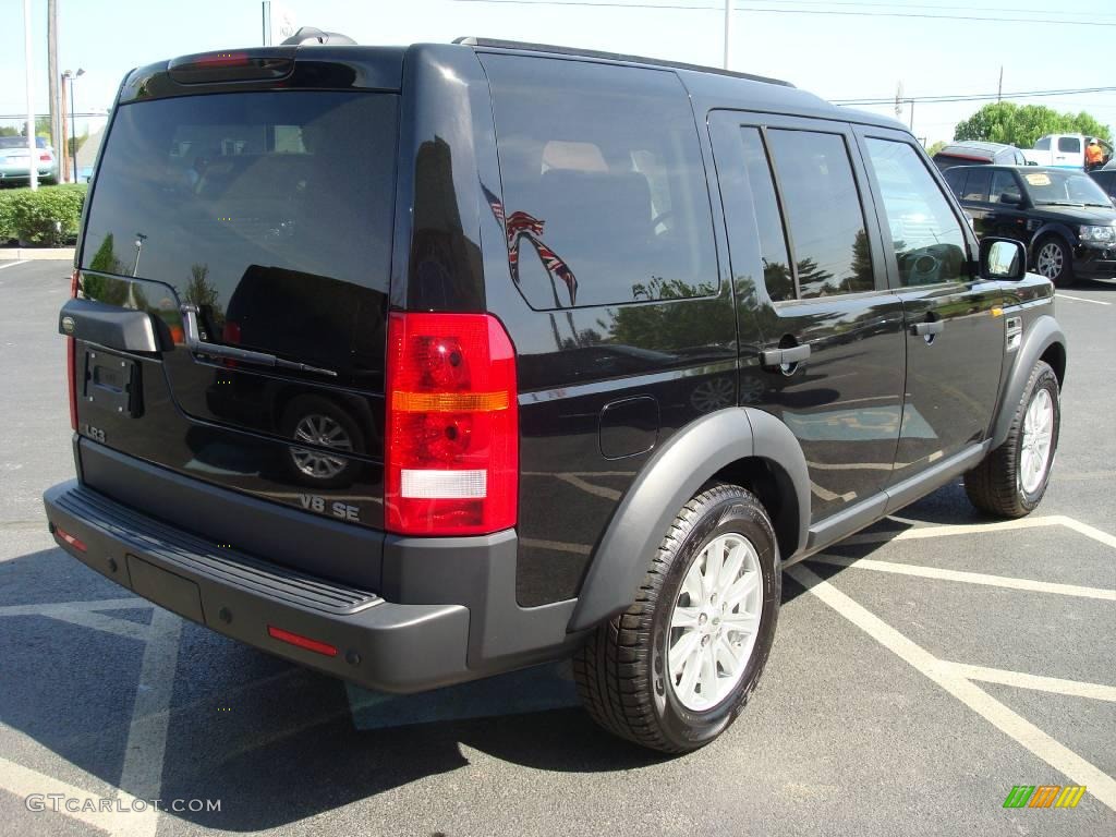 2008 LR3 V8 SE - Java Black Pearlescent / Ebony Black photo #7