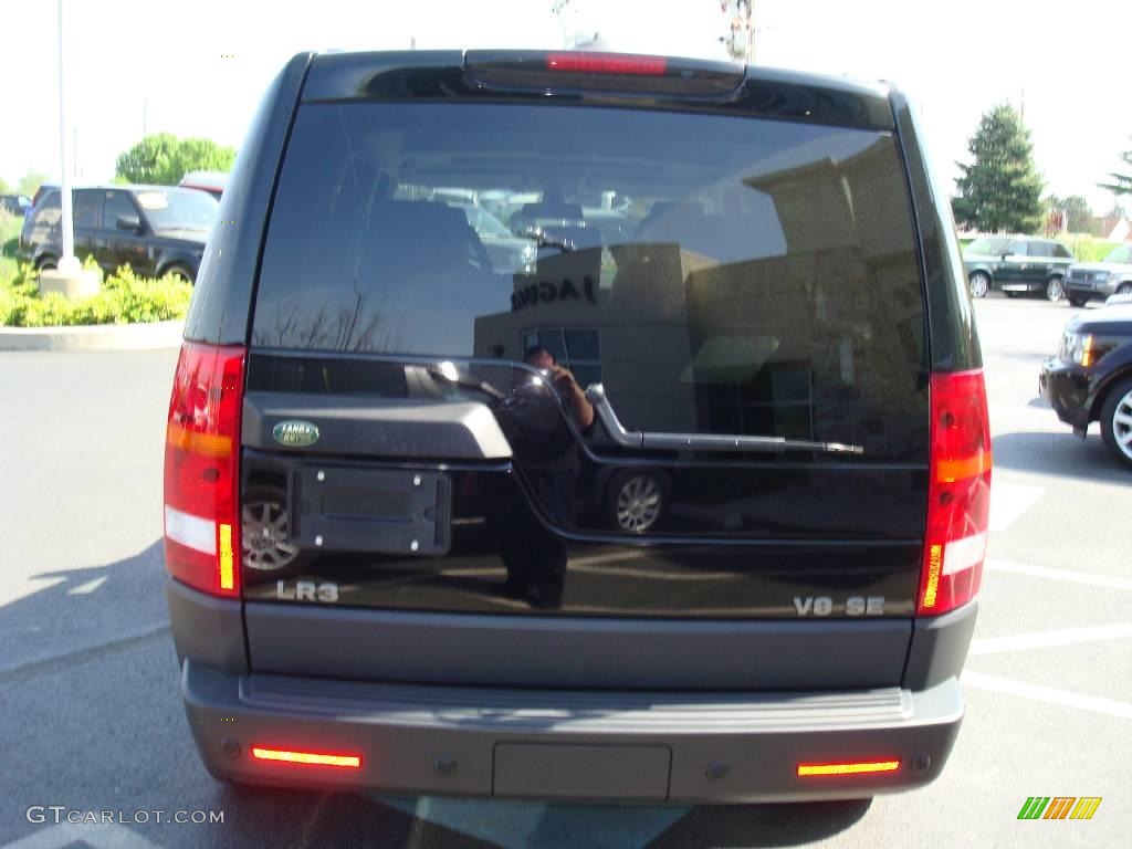 2008 LR3 V8 SE - Java Black Pearlescent / Ebony Black photo #8