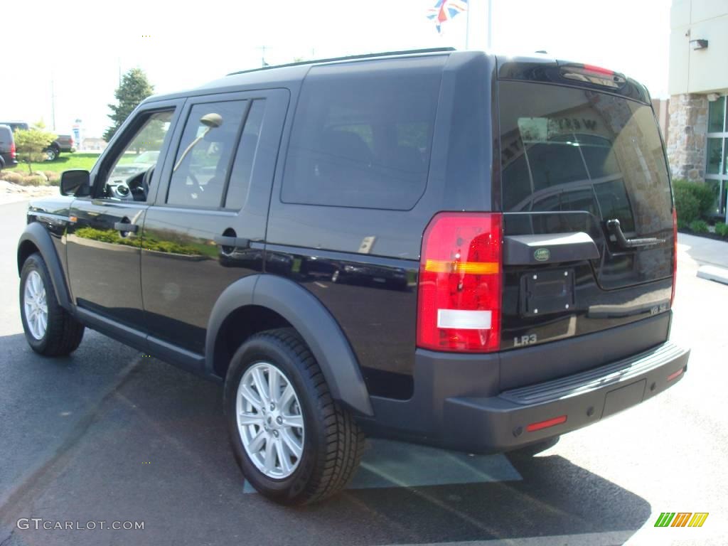 2008 LR3 V8 SE - Java Black Pearlescent / Ebony Black photo #9