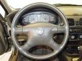 2003 Nissan Sentra Stone Gray Interior Steering Wheel Photo