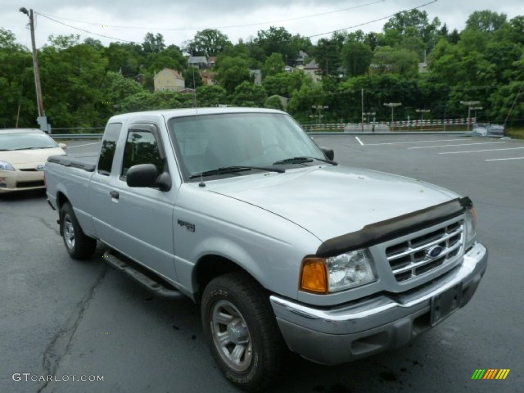 2003 Ranger XLT SuperCab - Silver Frost Metallic / Dark Graphite photo #1