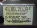 KV9: Radium Gray 2003 Nissan Sentra GXE Color Code