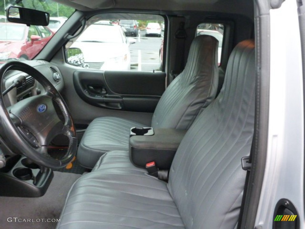 2003 Ranger XLT SuperCab - Silver Frost Metallic / Dark Graphite photo #4