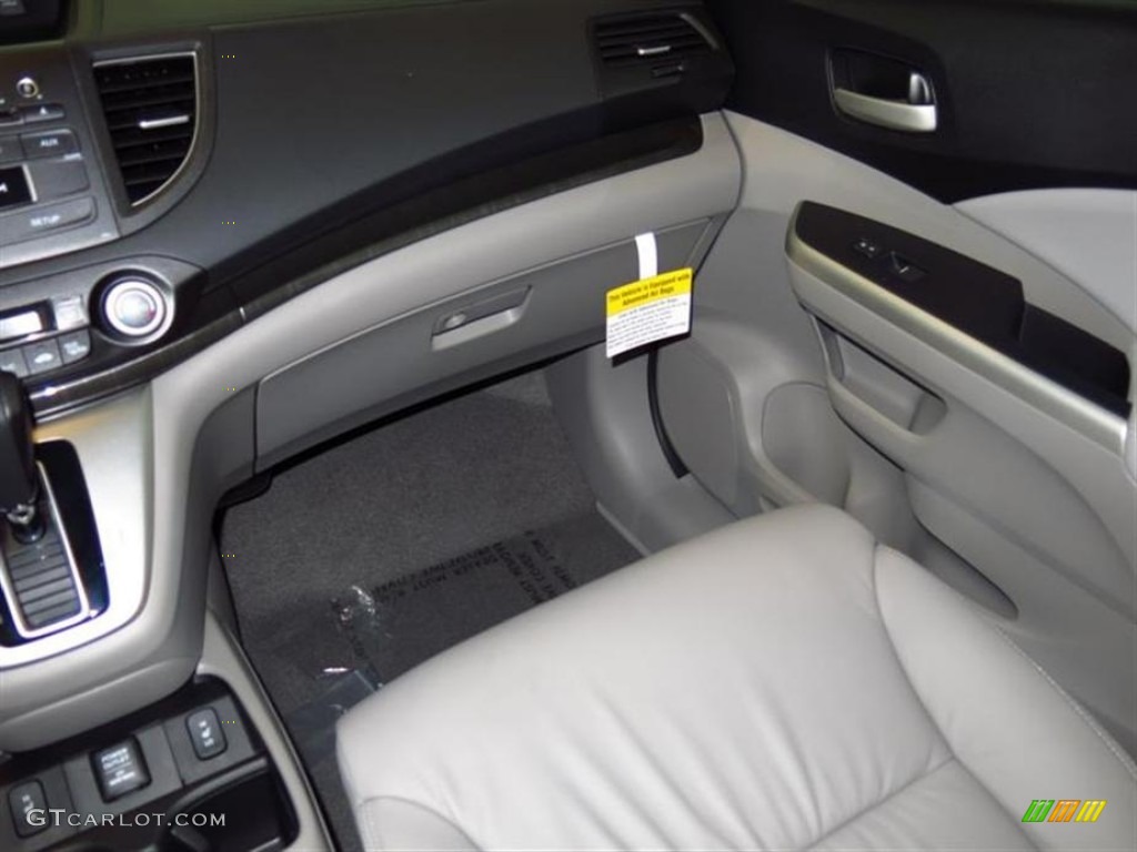 2013 CR-V EX-L AWD - Alabaster Silver Metallic / Gray photo #7