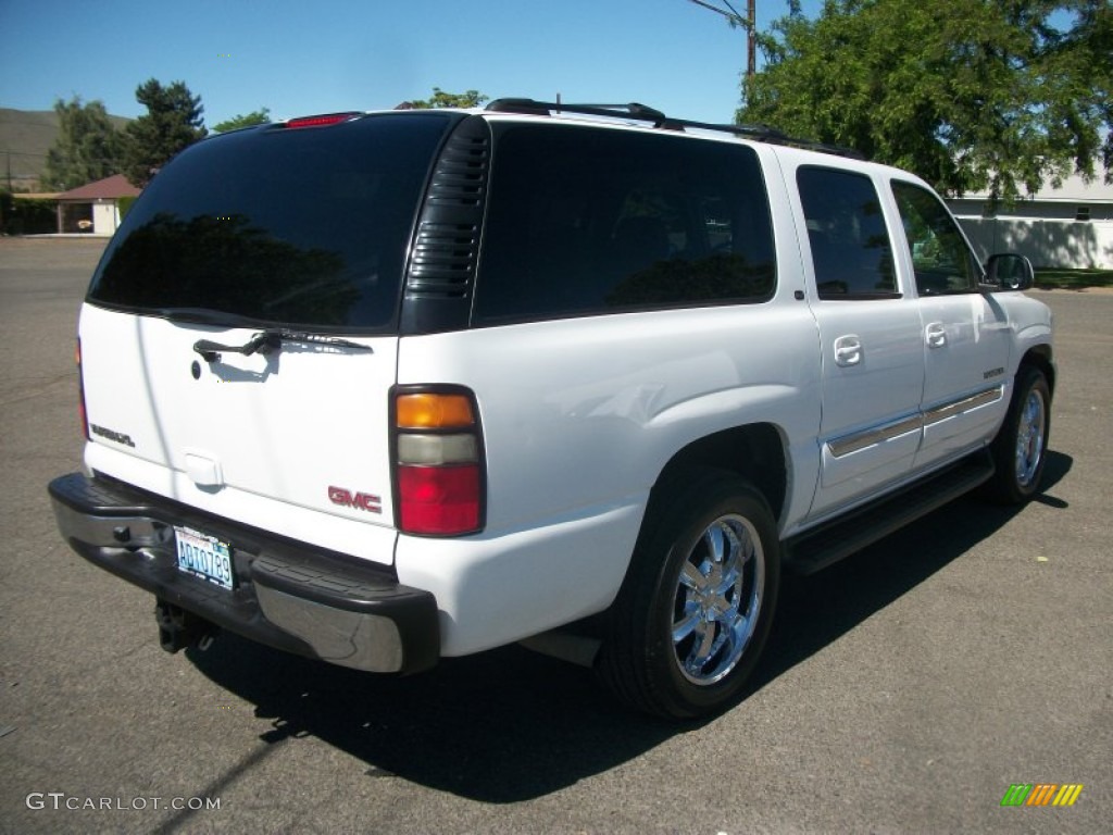 2004 Yukon XL 1500 SLT 4x4 - Summit White / Neutral/Shale photo #2