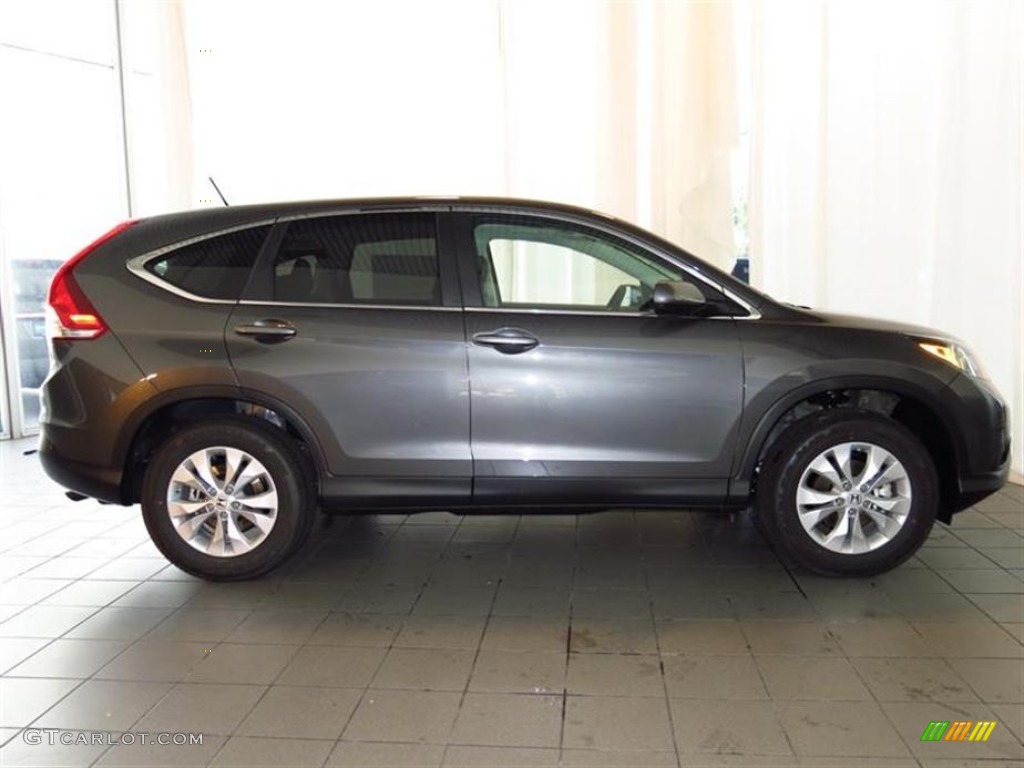 2013 CR-V EX AWD - Polished Metal Metallic / Gray photo #2