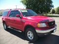 2002 Bright Red Ford F150 Lariat SuperCrew 4x4  photo #1