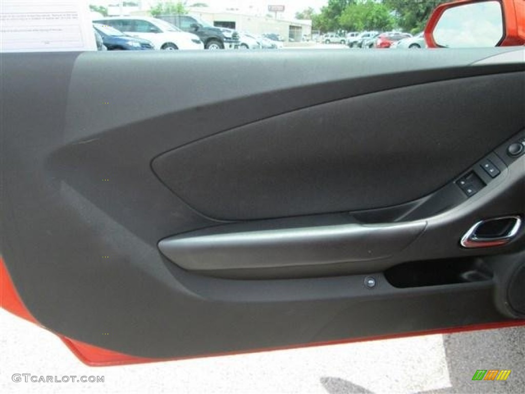2012 Camaro LT Coupe - Inferno Orange Metallic / Gray photo #9
