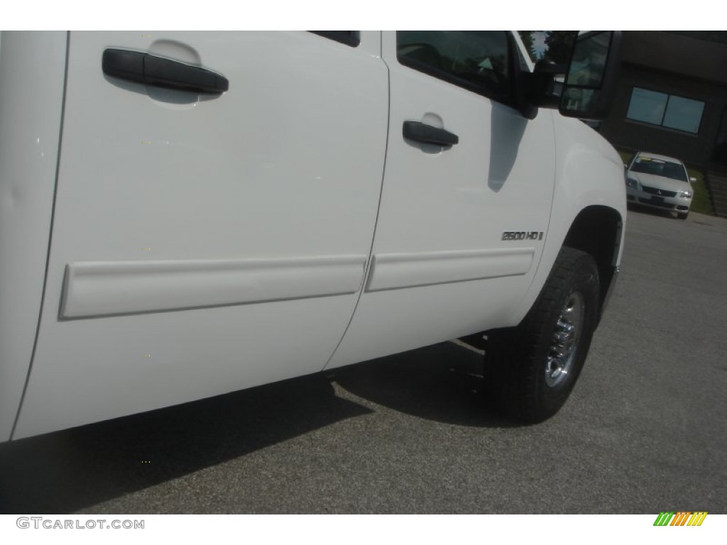 2008 Sierra 2500HD SLE Crew Cab 4x4 - Summit White / Ebony photo #15