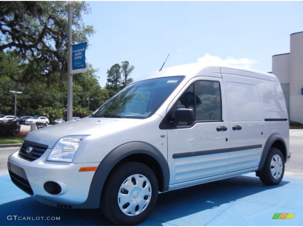 2013 Transit Connect XLT Van - Silver Metallic / Dark Gray photo #1