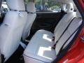 2013 Ford Fiesta Arctic White Leather Interior Rear Seat Photo