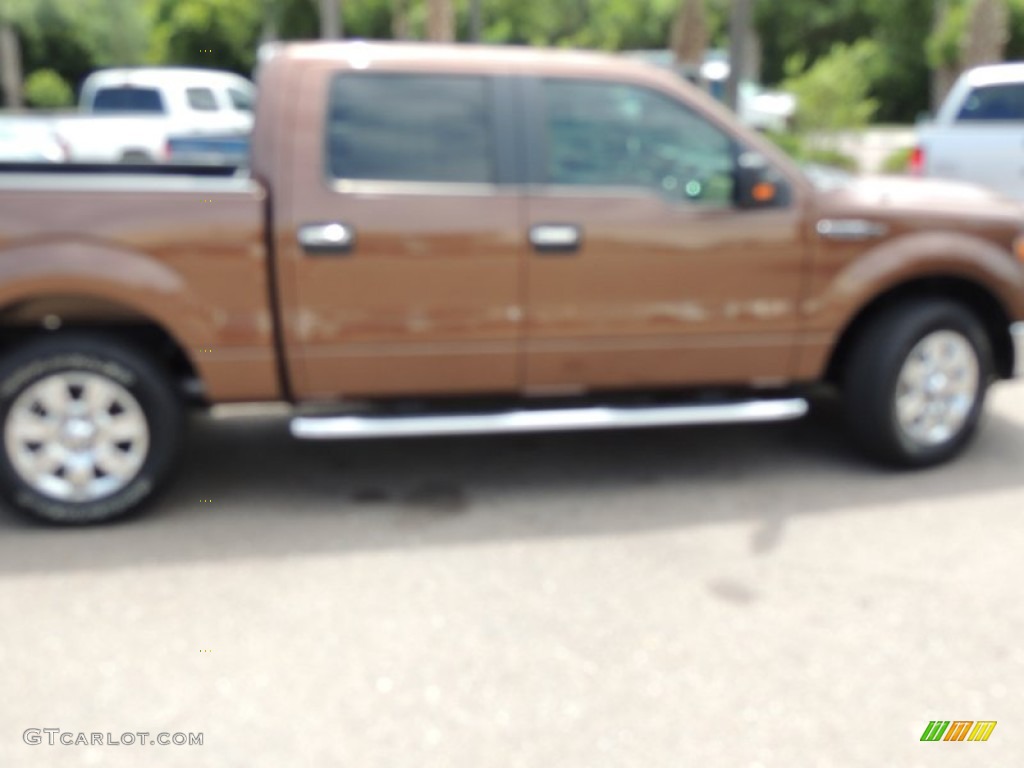 2012 F150 XLT SuperCrew - Golden Bronze Metallic / Pale Adobe photo #8